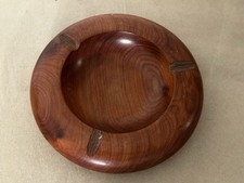 Cendrier / Vide Poche Bois Massif - Fabrication Artisanale Vintage 