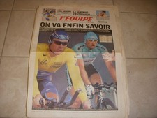 EQUIPE 17933 26.07.2003 CYCLISME TdF ETAPE 18 St MAIXENT LASTRAS EQUPE BIANCHI