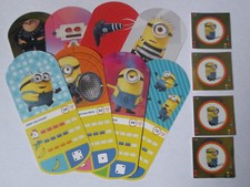 Lot carte + vignette Auchan - Moi moche et méchant 3 (8 cartes + 4 vignettes)