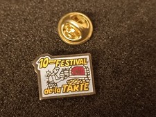 Pin's 10eme Festival De La Tarte Four Pâtisserie Pâtissier Cuisine - L11