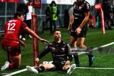 Maillot Rugby De Match De Rouen Normandie N°12 Porté Saison 2022/2023 Taille L