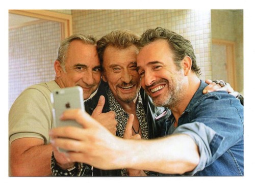 Johnny hallyday carte postale - johnny,