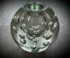 Vase boule Design dans le style Georges Chevalier/cinétique très lourd 10,3 kg. 