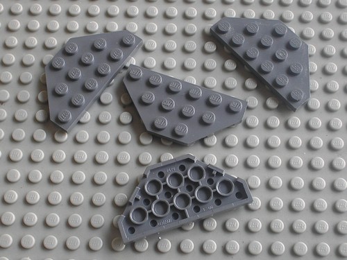 Lego dkstone plate ref - x,