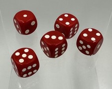 Lot de 5 anciens dés en