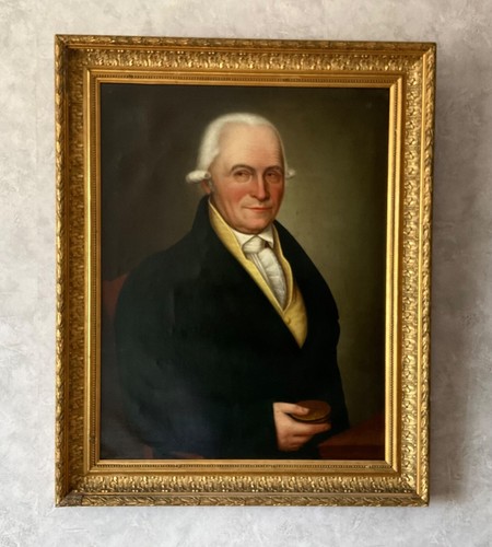 Tableau ancien portrait huile - portrait,,