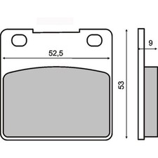 Plaquettes de Frein Avant pour