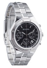 Bulova Precisionist Octagon Classique Chronographe Tachéomètre Montre Hommes