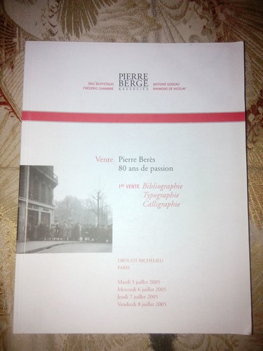 Catalogue pierre berger - catalogue,