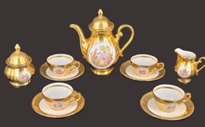 Service à café en porcelaine