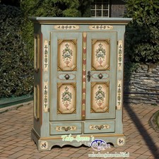 Voglauer Meuble TV Altblau