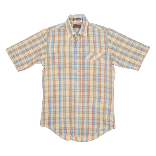 Chemise carreaux marron - À,