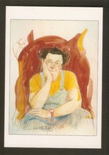COLUCHE   carte postale CINEMA / CHANSON   dessin de José CORREA 