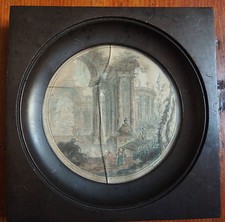 gravure 18e XVIII ruines