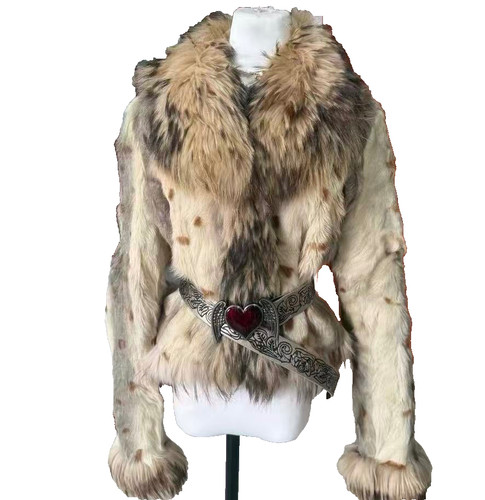 Veste fourrure blanche pour - veste,