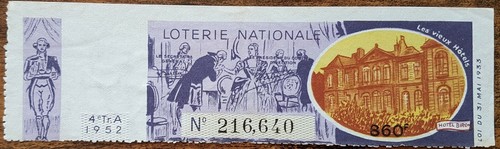 Billet loterie nationale - de,