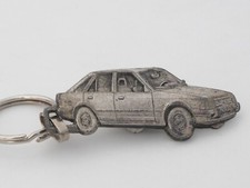 PORTE CLÉS ANCIEN - KEYCHAIN - FORD ESCORT - GARAGE THOUZET - SAINT DIE