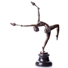 Sculpture Danseuse au flambeau