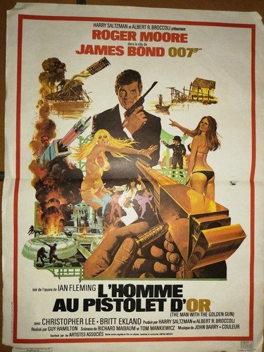 Ancienne affiche cinéma james - affiche,