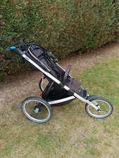 Poussette Thule Glide 2 Avec Barre De Sécurité,Chancelière, Cape De Pluie Et + 