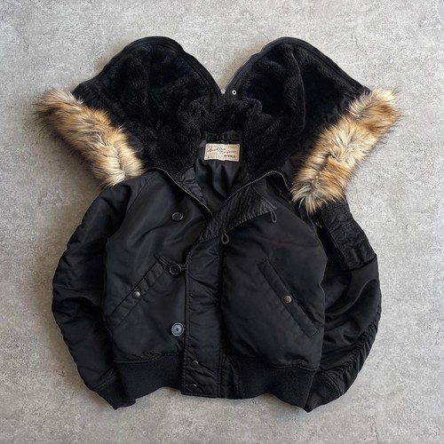 Avirex fur flight jacket - avirex, n-2b