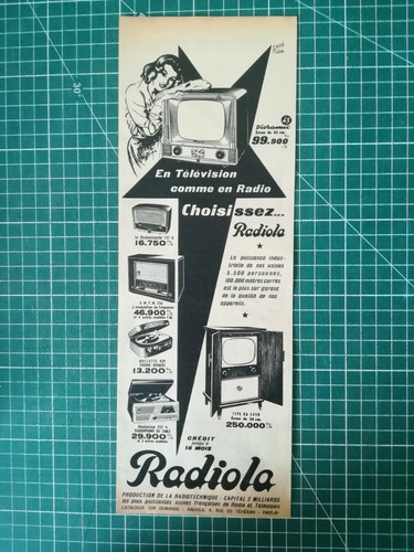 266 publicité ancienne 1950 - 266,