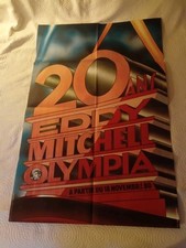 Affiche Originale Eddy Mitchell Olympia 1980/115x77cm