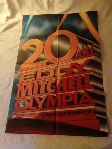 Eddy mitchell affiche - mitchell,