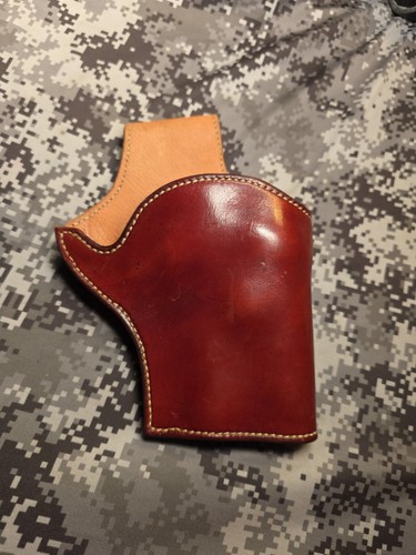 Large revolver handgun right - handgun,