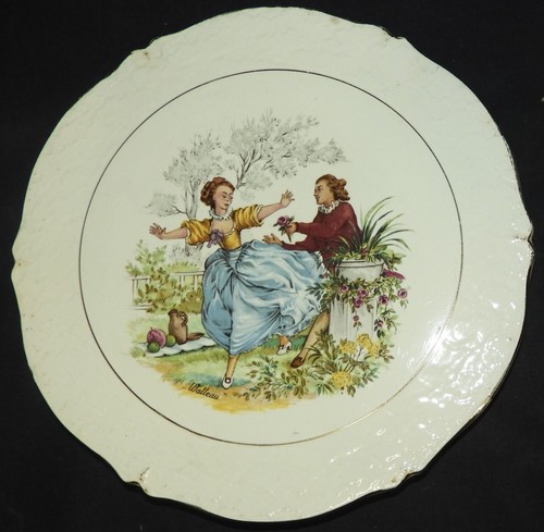 Dessous plat ancien - de,