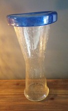 Grand VASE vintage VERRE Souffle BULLE style BIOT 1960s Verrerie 