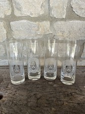 Lot de 4 Verres Publicitaires