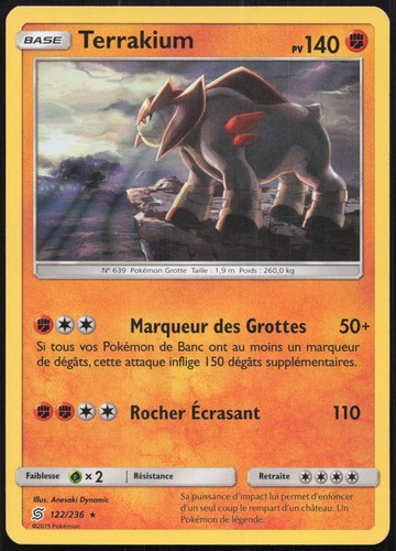 Carte pokémon terrakium - pokémon,