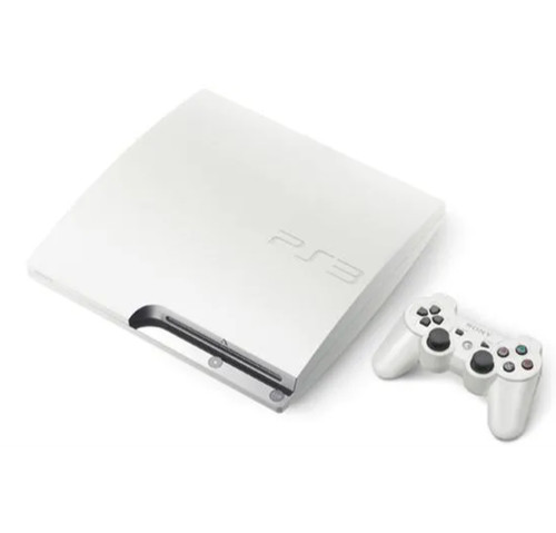 Console ps3 slim blanche - ps3,