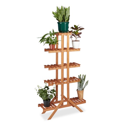 Etagère fleurs bois - fleurs, en