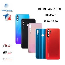 VITRE ARRIERE (CACHE BATTERIE) POUR HUAWEI P20 / P30 LITE PRO + LENTILE+ ADHESIF