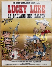 Affiche cinema Originale 40x53cm -LA BALADE DES DALTON,LUCKY LUKE -Superbe État