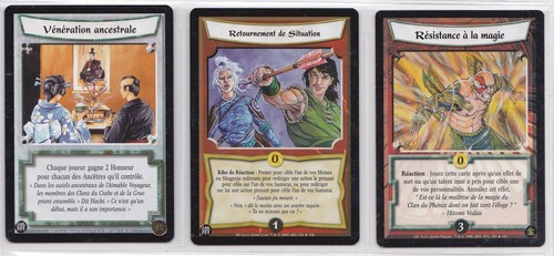 L5r lot cartes rares - l5r,