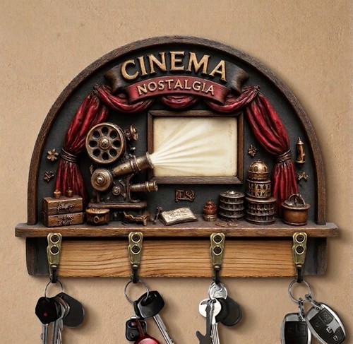 Porte clé mural - clé, vintage