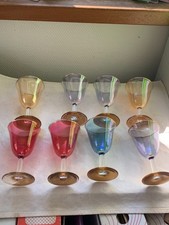 8 verre a porto vintage 19 eme