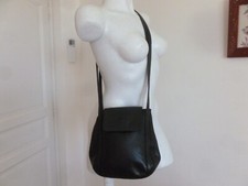 SAC MARQUE TEXIER CUIR PLEIN