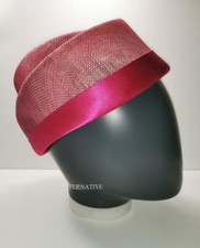 CHAPEAU ROSE 100% PAILLE