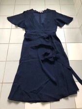 FOUKS Paris Robe Femme Bleu