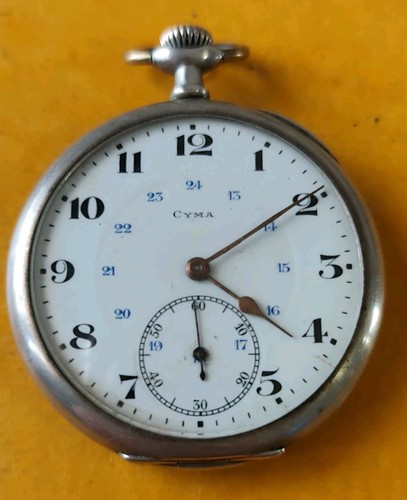 Montre gousset cyma en - à,