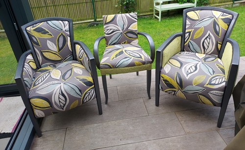Fauteuils bridge vintage - 2,