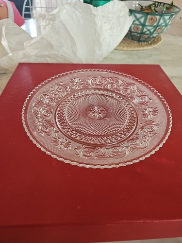 Assiette arabesque cristal - assiette,