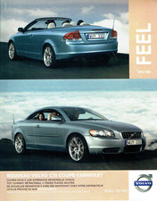 Publicité Advertising 0524  2007   Volvo  C70  coupé cabriolet Feel