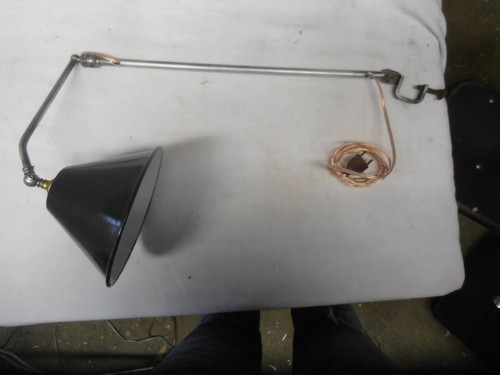 Lampe atelier ancienne - lampe, abat