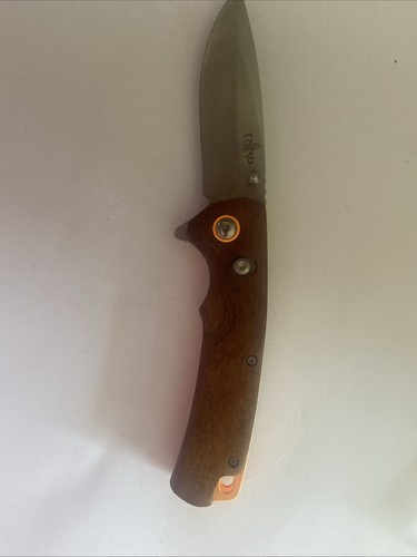 Couteau manche bois - bois, marron