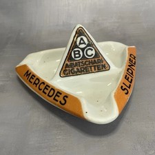 Cendrier ashtray publicitaire cigarettes A Batschari mercedes sleipner cyprienne